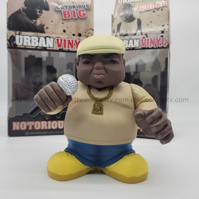 Ettv 2011 Funko Pop Urban Vinyl Notorious Big And Tupac Figures (Set Of 2) Designer Toys
