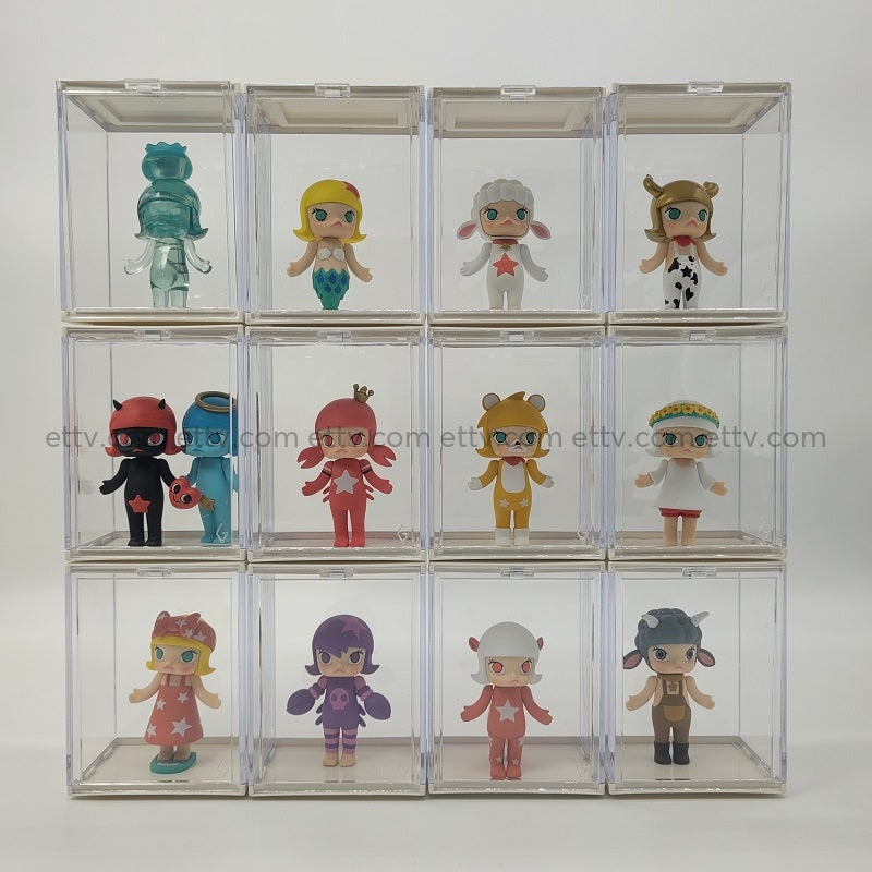 Ettv 2016 Popmart Kennyswork Molly Zodiac Series - Complete Hand-Signed Set With Secret Chase 1St