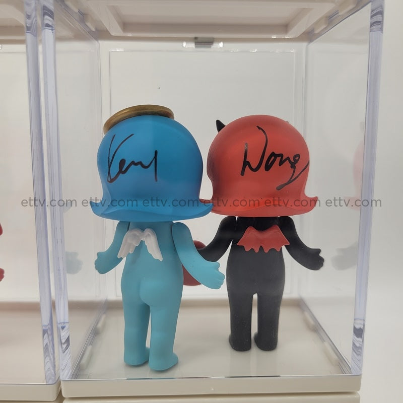 Ettv 2016 Popmart Kennyswork Molly Zodiac Series - Complete Hand-Signed Set With Secret Chase 1St