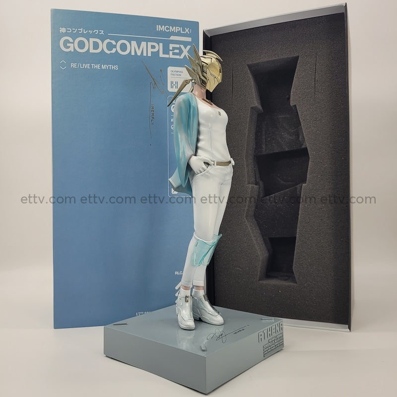 Ettv Imcmplx Athena: A Limited Edition Hand-Signed Figure With Coa By Bryan Lie Designer Toys