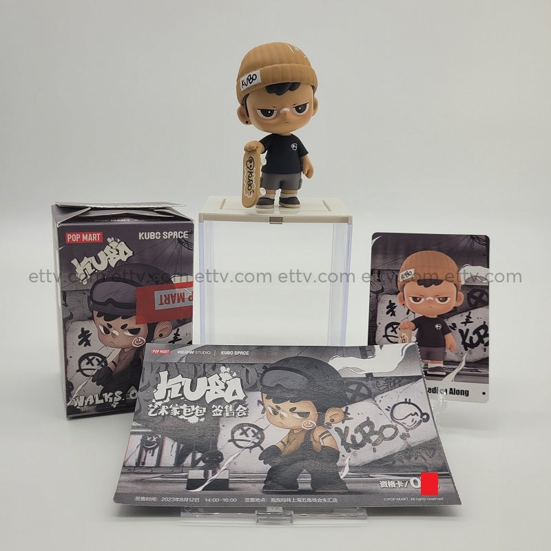 Ettv Kubo Walks Of Life Series 1St Edition (Speeding Along) - Hand Signed By Artist Designer Toys