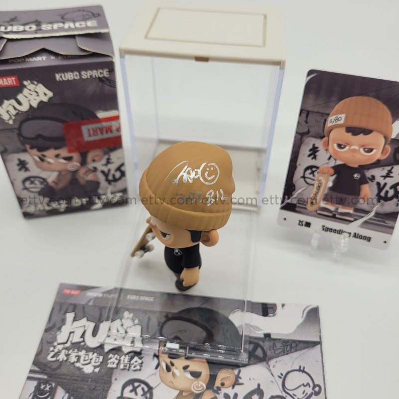 Ettv Kubo Walks Of Life Series 1St Edition (Speeding Along) - Hand Signed By Artist Designer Toys