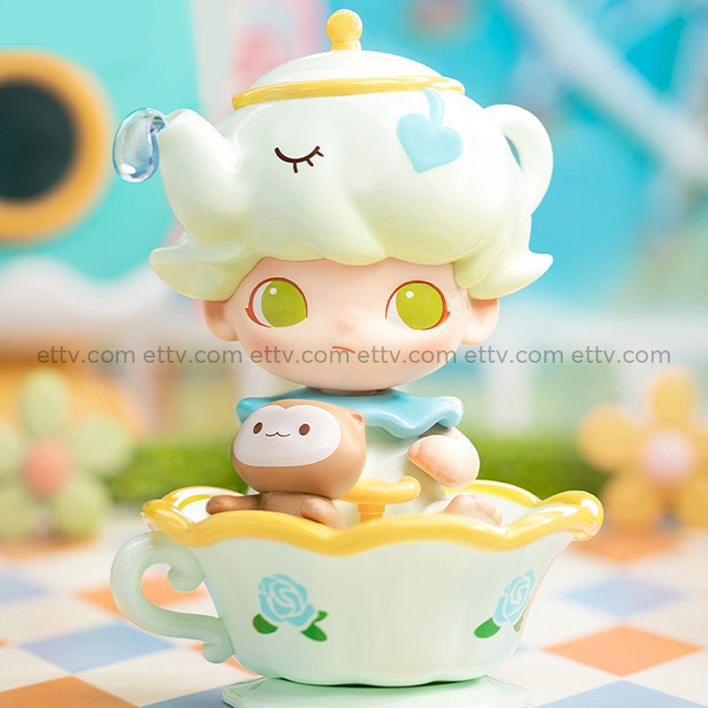 Ettv Popmart Dimoo Dating Series (Rotating Cup) - Hand Signed By Ayan Deng Designer Toys