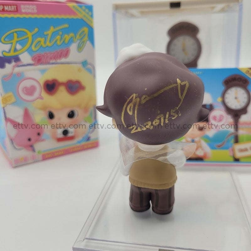 Ettv Popmart Dimoo Dating Series (Wait V1) - Hand Signed By Ayan Deng Designer Toys