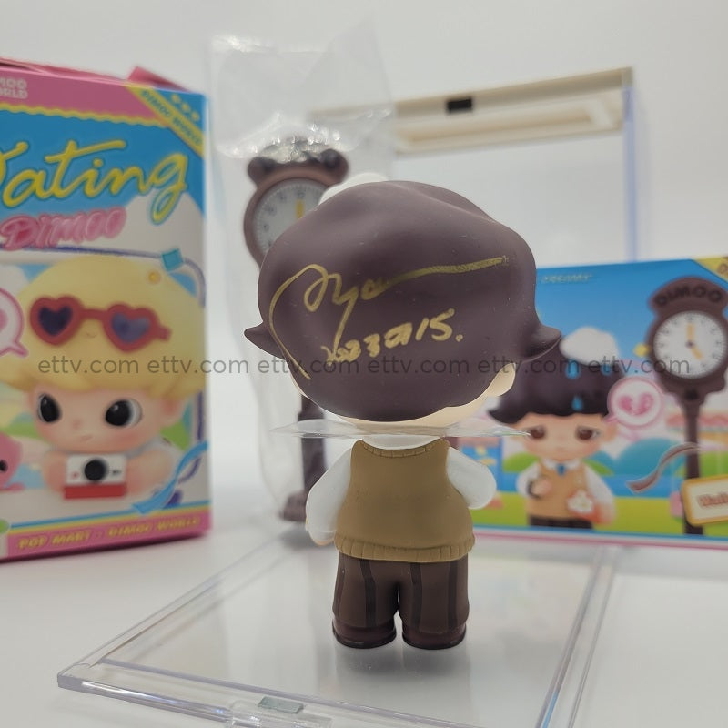 Ettv Popmart Dimoo Dating Series (Wait V2) - Hand Signed By Ayan Deng Designer Toys