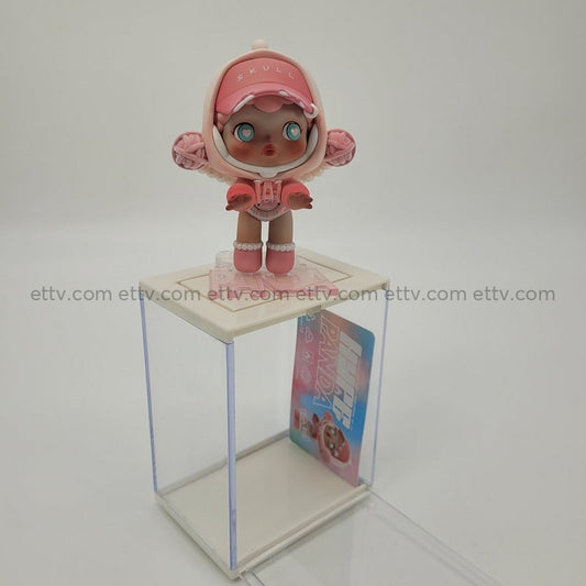 Ettv Popmart Skullpanda Hype Panda Series (Pink Girl) Signed By Artist Xiongmiao Art Toys