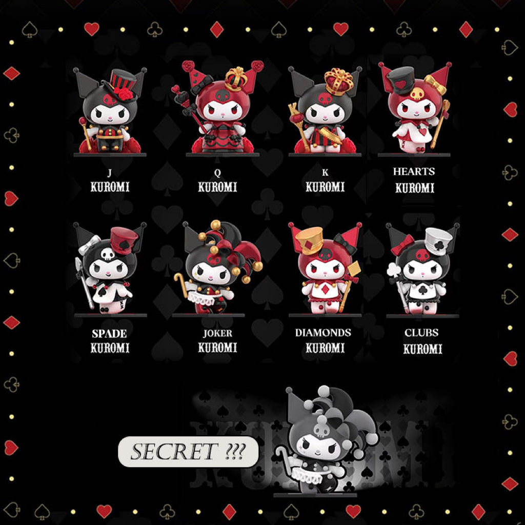 ETTV TopToy Sanrio Kuromi Poker Kingdom (K + Q) 2pc NEW