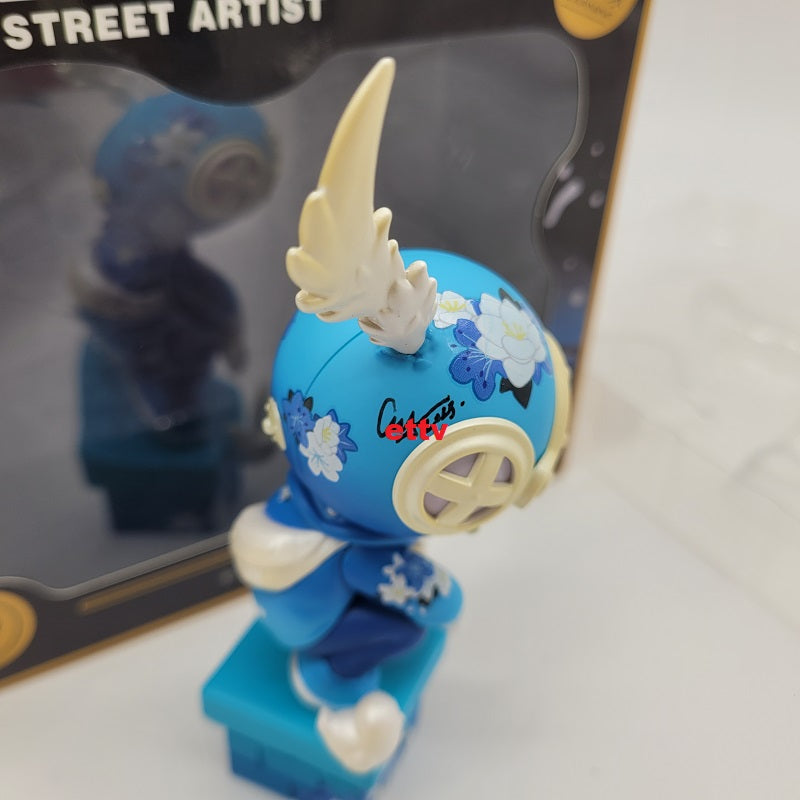 Sank Toys Street Artist Bloom #3 Hand Signed Figure/Box by Shaun Guo