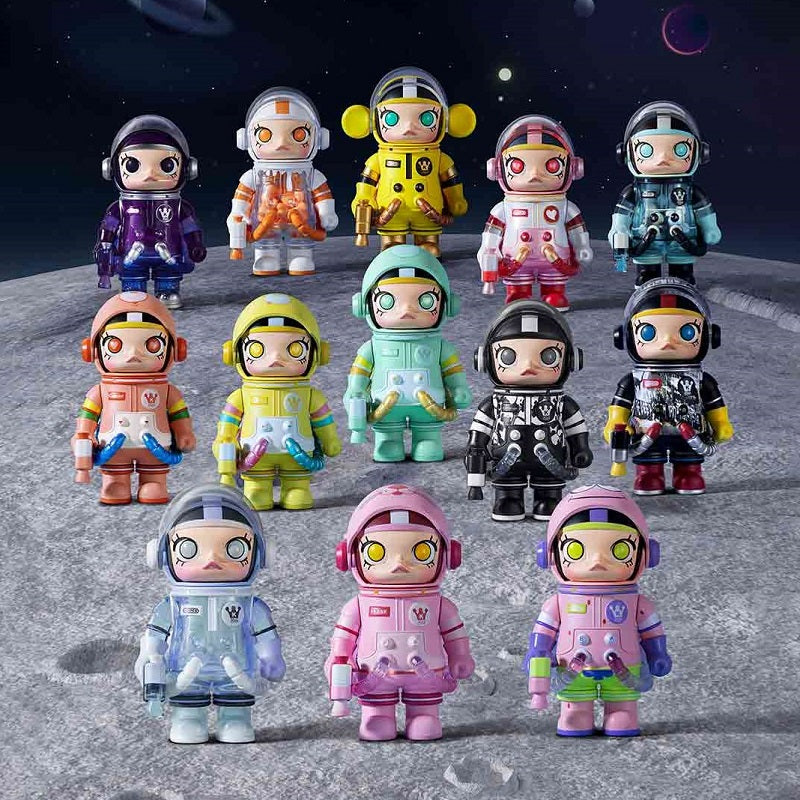 POPMART #10 MEGA Space Molly 100% Series 2 (Secret Chase 1 Cheer Bear) 1pc NEW