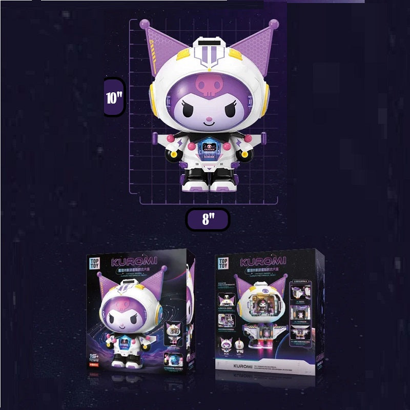 TopToy Sanrio 10" Kuromi Voyage Series Building Block Lego Toy, NEW