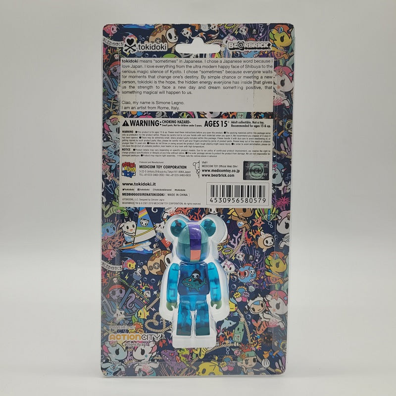 Medicom Bearbrick Tokidoki ActionCity Mermicorno Sirena 100% NEW