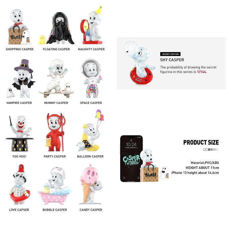 POP MART Casper × Trevor Andrew Series Blind Box