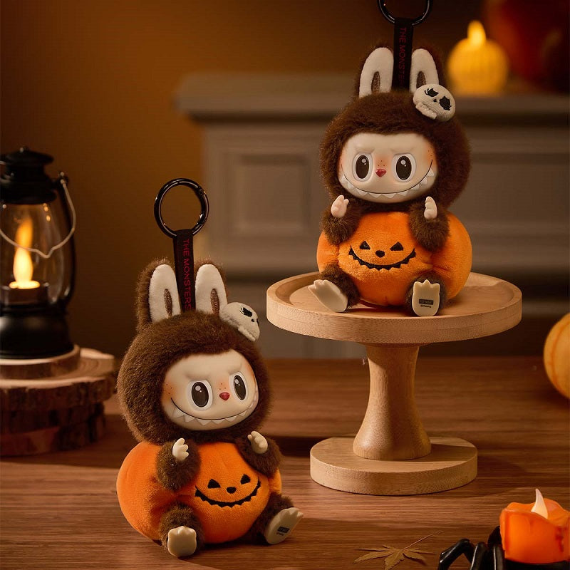 POPMART Labubu 200% Happy Halloween Party Sitting Pumpkin, New