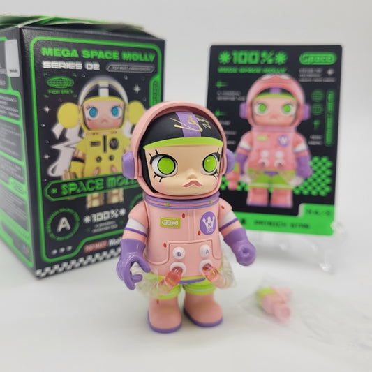 ETTV POPMART MEGA Space Molly 100% Series 2 (Patrick Star)-Hand Signed by Artist