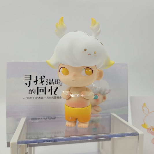 ETTV POPMART Dimoo Retro Series (Angel) - Hand Signed by Ayan Deng