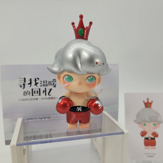 ETTV POPMART Dimoo Retro Series (Rocky King) - Hand Signed by Ayan Deng