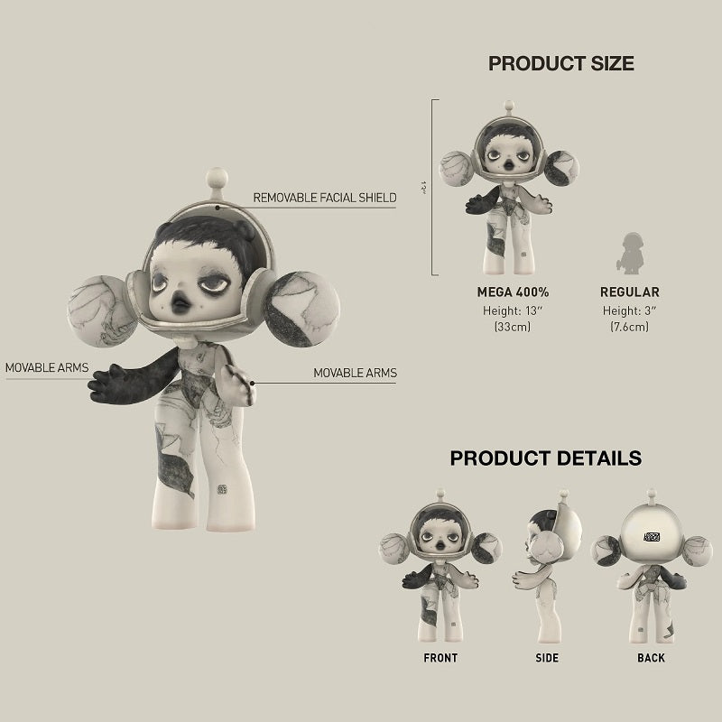 POPMART MEGA Skullpanda 400% Egon Schiele, NEW