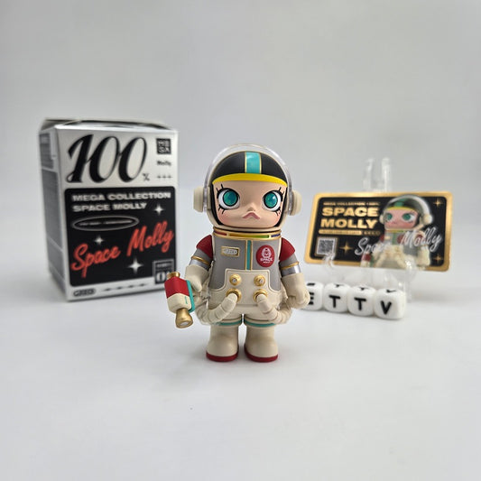 POPMART MEGA Space Molly 100% 1st Edition (Secret Earth Daughter) 1pc NEW