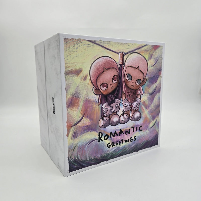 POPMART Signed Zsiga Romantic Greetings 6x6" Large Figurine at PTS Beijing by Artist Dan