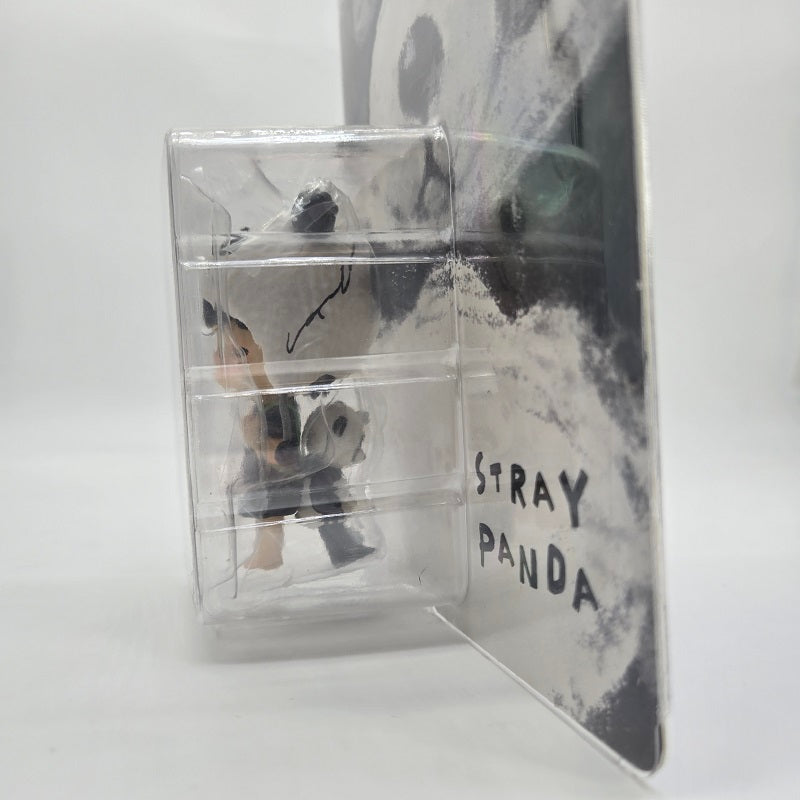 POPMART Rare Hand Signed Hirono Stray Panda PTS Beijing (S-Black) by Artist Hirono