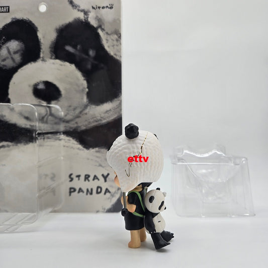 POPMART Rare Hand Signed Hirono Stray Panda PTS Beijing (S-Gold) by Artist Hirono