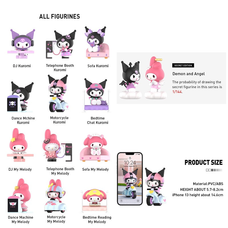 POP MART Sanrio characters Sweet Besties Series Blind Box