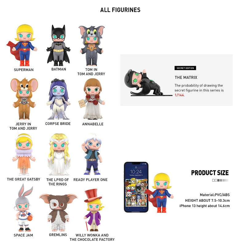 POP MART Molly x Warner Bros. 100th Anniversary Series Blind Box