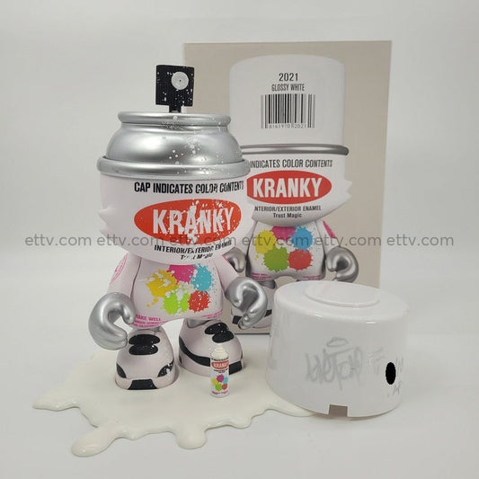 Glossy White 8 Super Kranky Artist Proof Ed - Only 10 Made Signed & Numbered By Sket One Designer