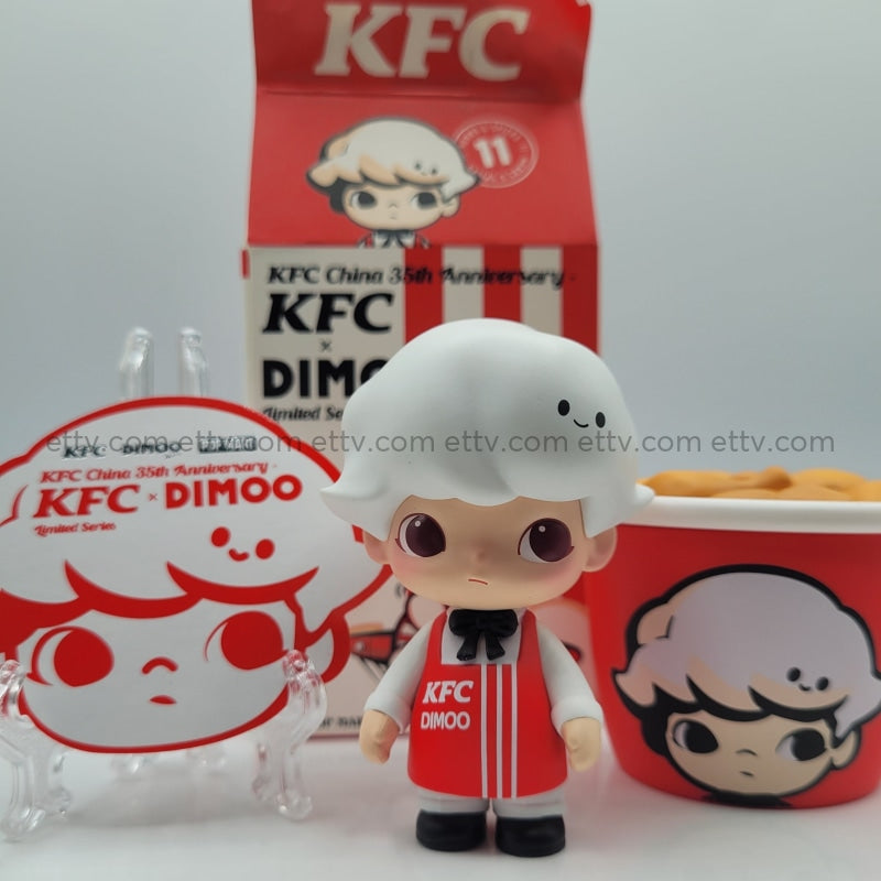 Popmart Dimoo X Kfc China 35Th Anniversary Limited Series (Secret Chase) Art Toys