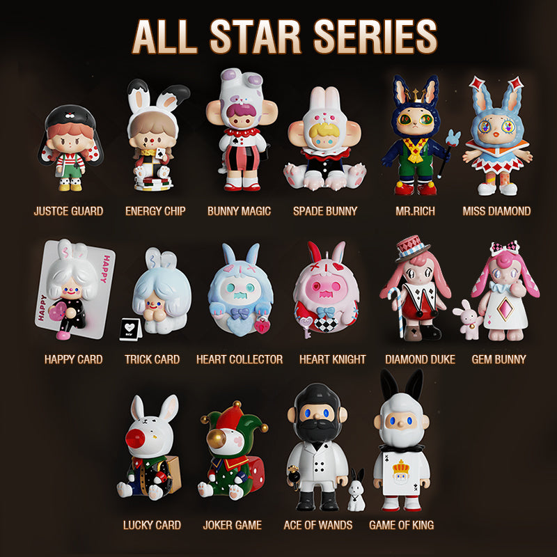 ETTV F.UN All Star Series The World of Cards ISLAND (Bunny Magic, Spade Bunny) 2pc