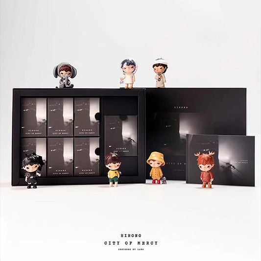 Pop Mart Hirono City of Mercy Gift Set Black Box Series (7pcs)