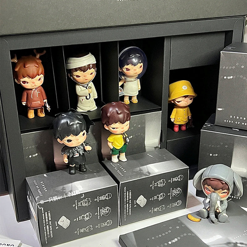 ETTV Pop Mart Hirono City of Mercy Gift Set Black Box Series (7pcs)