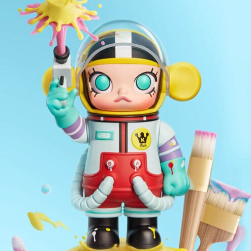 POP MART KENNYSWORK Mega Collection 100% Space Molly
