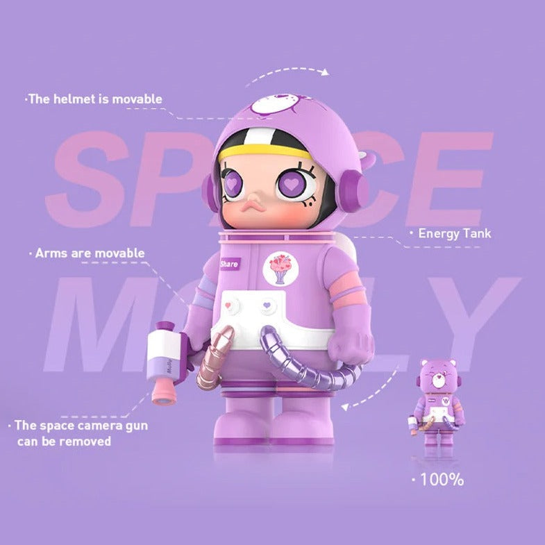 POPMART MEGA COLLECTION SPACE MOLLY CARE BEARS 400%+100% Share Bear