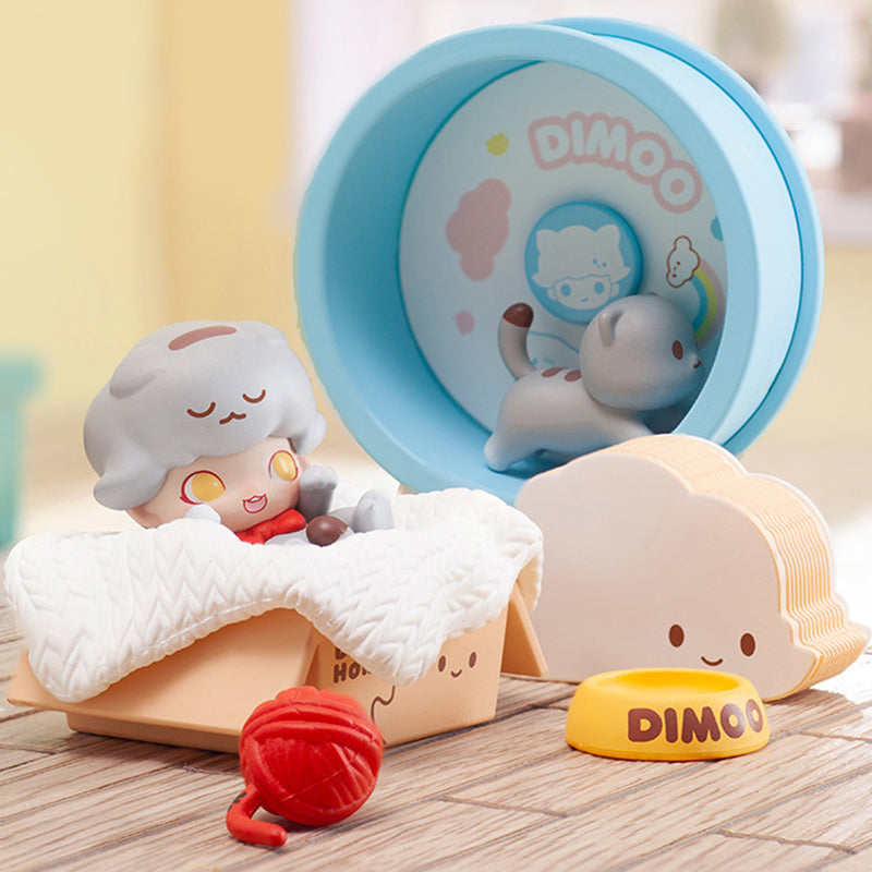 POP MART Dimoo Cat Paradise Series Prop Open Blind Box