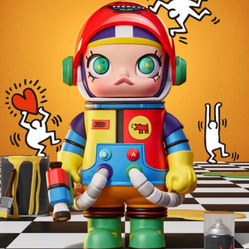 POP MART KENNYSWORK Mega Collection 100% Space Molly