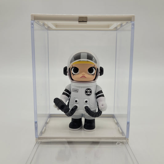 POPMART 100% Space Molly Artistic Adaptation by Myz Studio with Acrylic Display Case (B/W) 1pc
