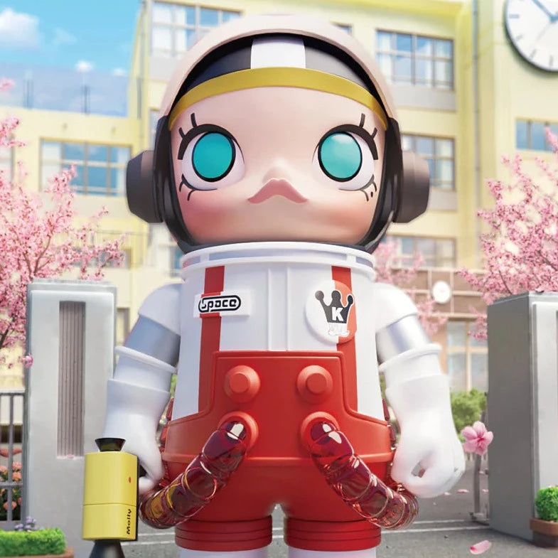 POPMART MEGA COLLECTION 400% Space Molly X Chibi Maruko Chan (HAPPINESS)