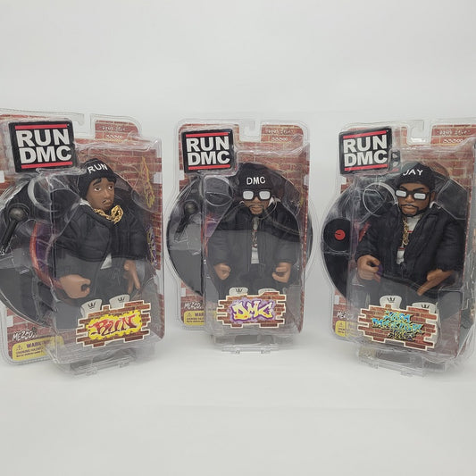 ETTV 2002 Mezco Run DMC Jay RIP JMJ Black Down Jacket Japan Exclusive Set