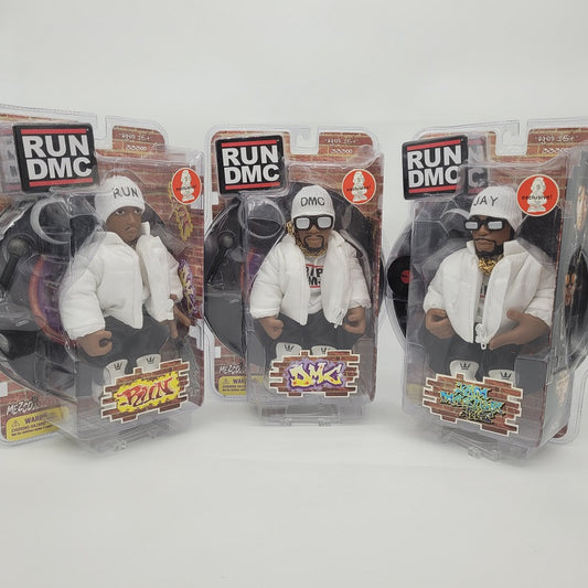 ETTV 2002 Mezco Run DMC Jay RIP JMJ White Down Jacket Japan Exclusive Set