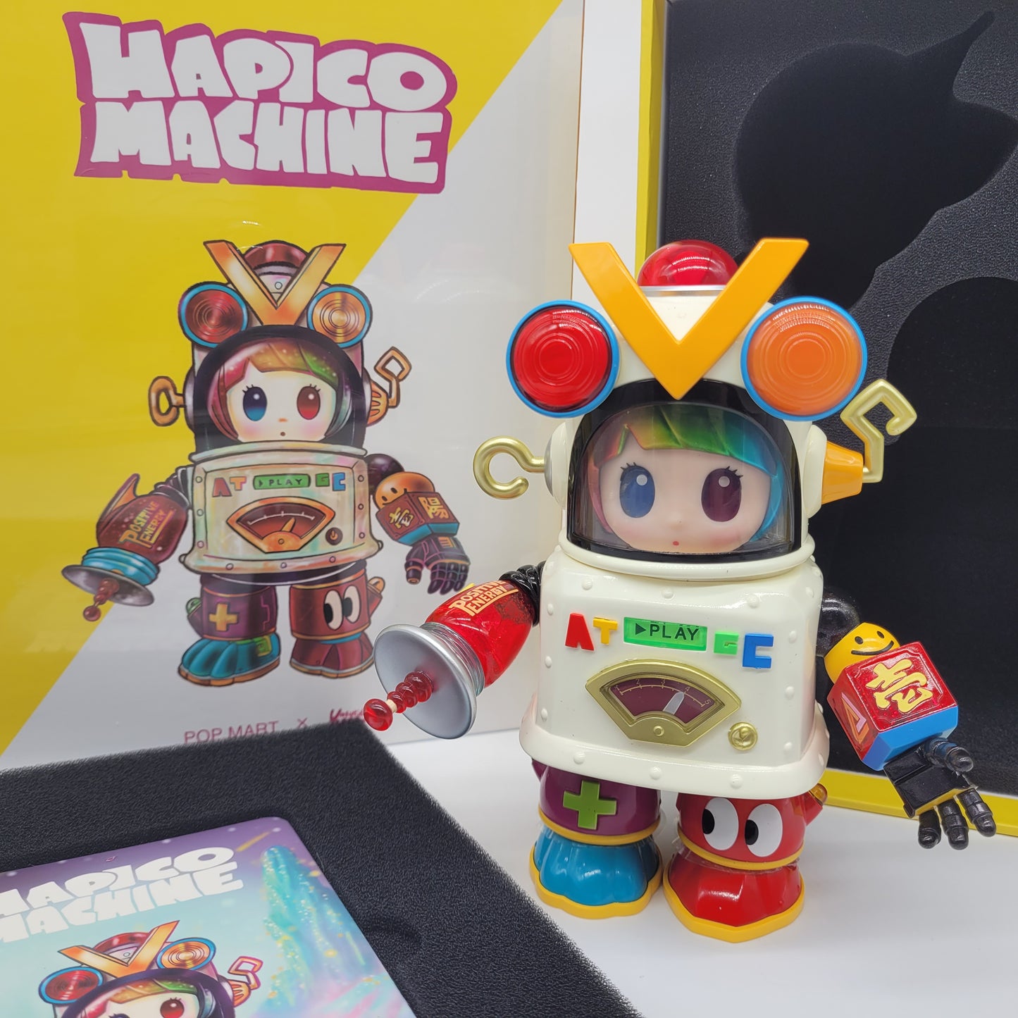 ETTV POPMART HAPIKO Machine by Yosuke Ueno 200% Figurine Collectible Toy Action Figure