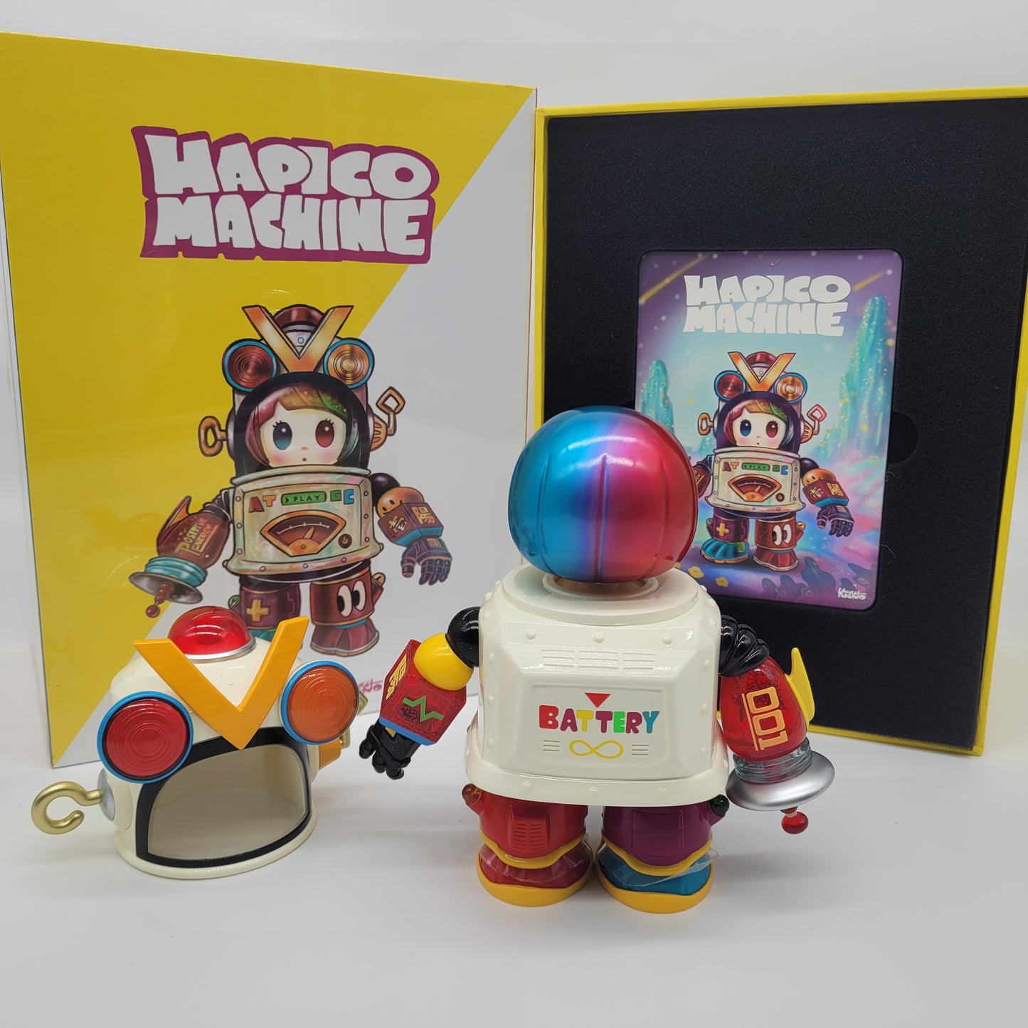 ETTV POPMART HAPIKO Machine by Yosuke Ueno 200% Figurine Collectible Toy Action Figure