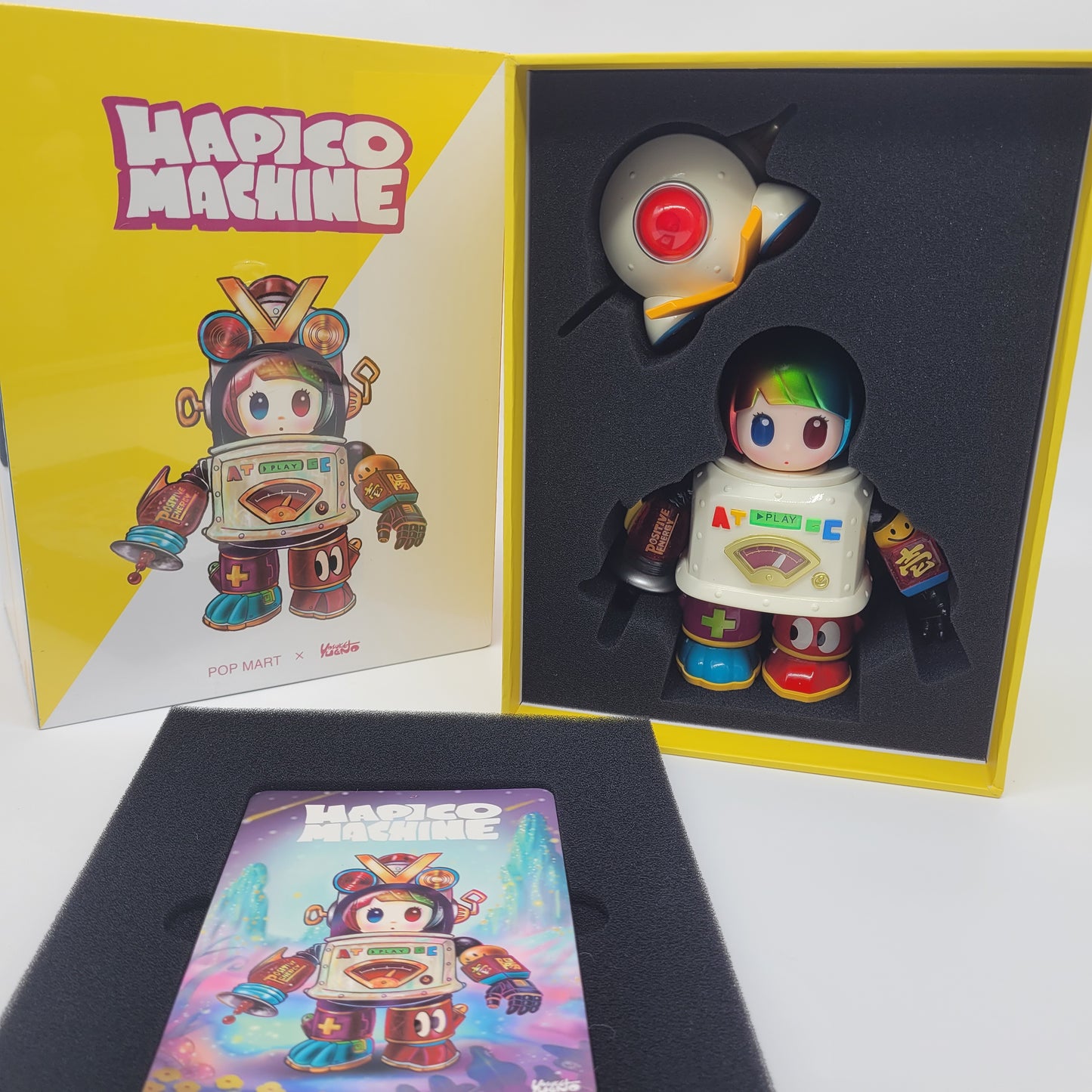 ETTV POPMART HAPIKO Machine by Yosuke Ueno 200% Figurine Collectible Toy Action Figure