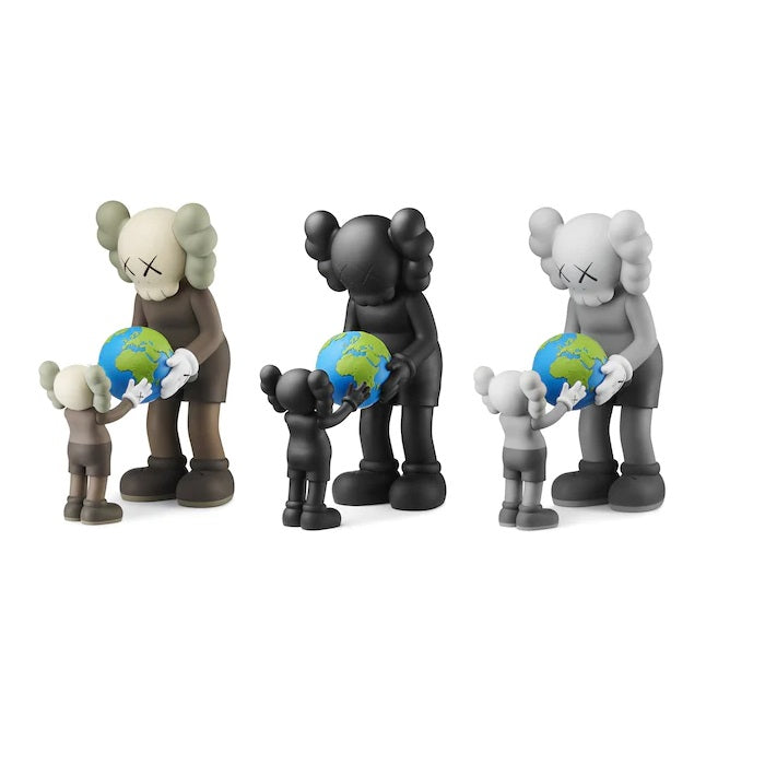 ETTV 2022 KAWS THE PROMISE Vinyl Figure Set Brown/Black/Grey