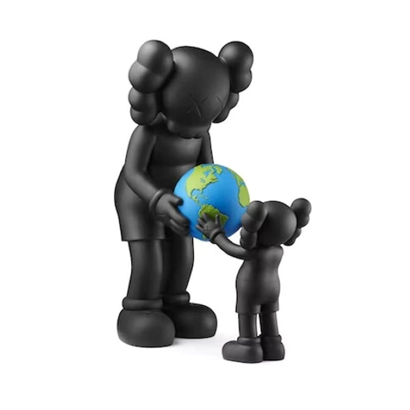 ETTV KAWS THE PROMISE Vinyl Figure Black