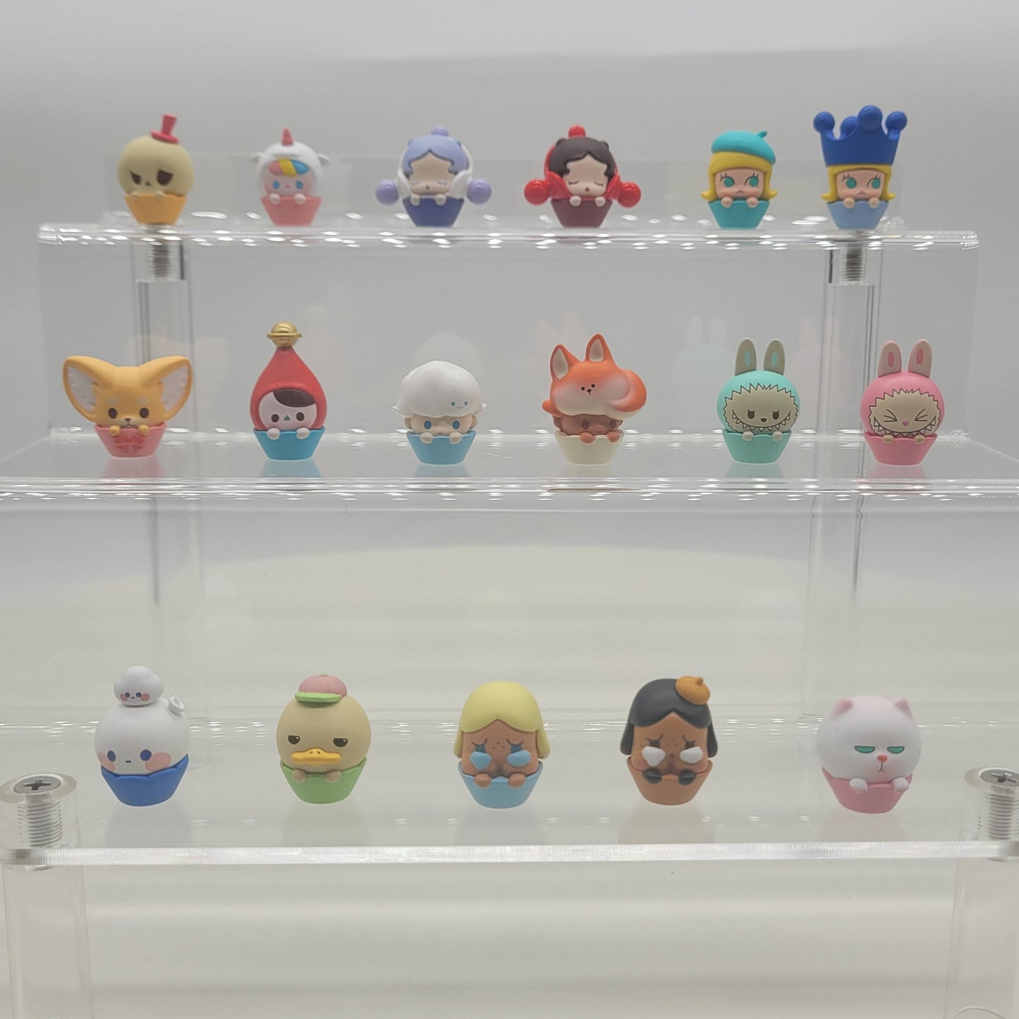 ETTV POPMART POPBEAN 1st edition whole complete set, (17pc)