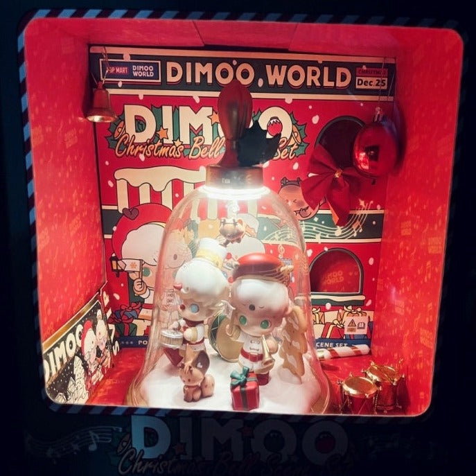 ETTV Pop Mart Dimoo Christmas Bell Scene Set