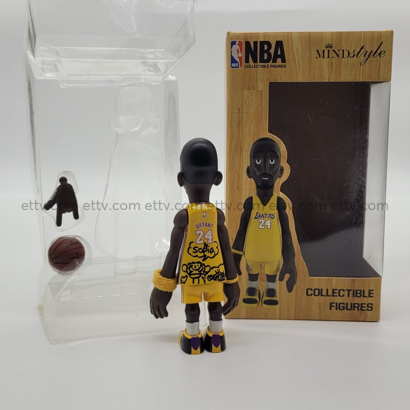 Ettv Mindstyle X Coolrain Nba Kobe Bryant Signed+Remarque Sketch By Art Toys