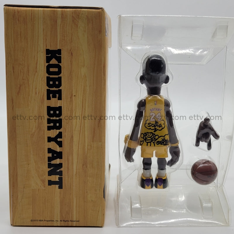 Ettv Mindstyle X Coolrain Nba Kobe Bryant Signed+Remarque Sketch By Art Toys