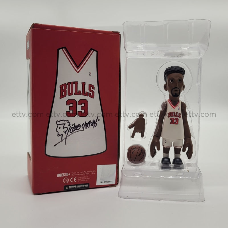 Ettv Mindstyle X Coolrain Nba Scottie Pippen Signed+Remarque Sketch By Art Toys